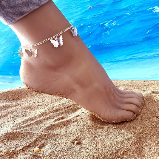 Butterfly Charm Anklet